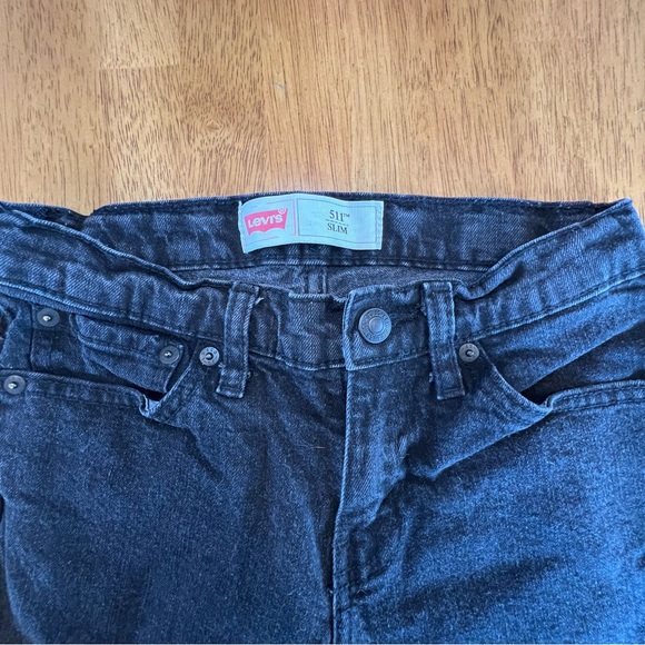 LEVI’S Boy’s Black Denim (W26/L26, W66cm, 12Reg) - Picture 3 of 5